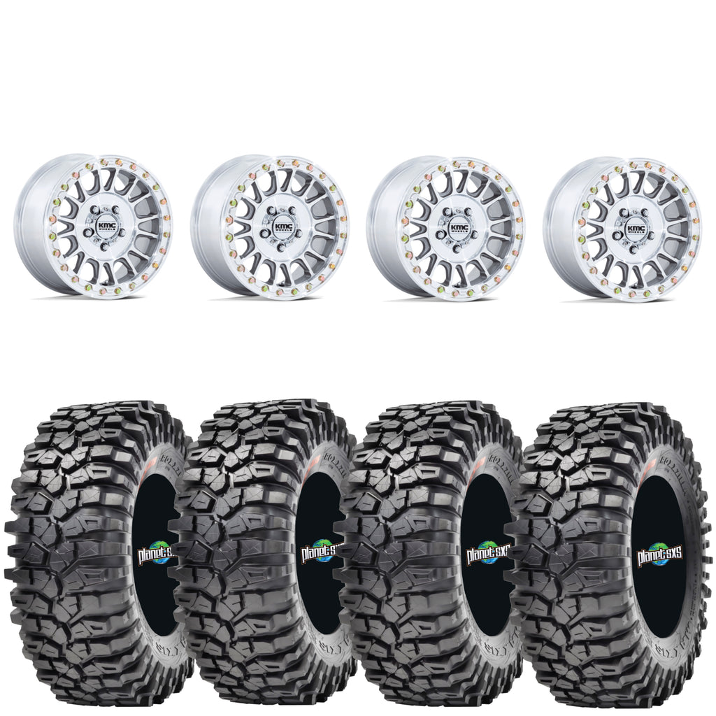 KMC Impact Machined beadlock on Maxxis Roxxilla | 5/4.5