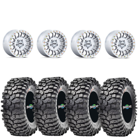 KMC Impact Machined beadlock on Maxxis Roxxilla | 5/4.5
