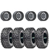 Valor Offroad V16 satin gunmetal beadlock on Maxxis Roxxzilla | 4/137