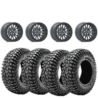 Valor Offroad V16 satin gunmetal beadlock on Journey Rock Poison tires | 4/137
