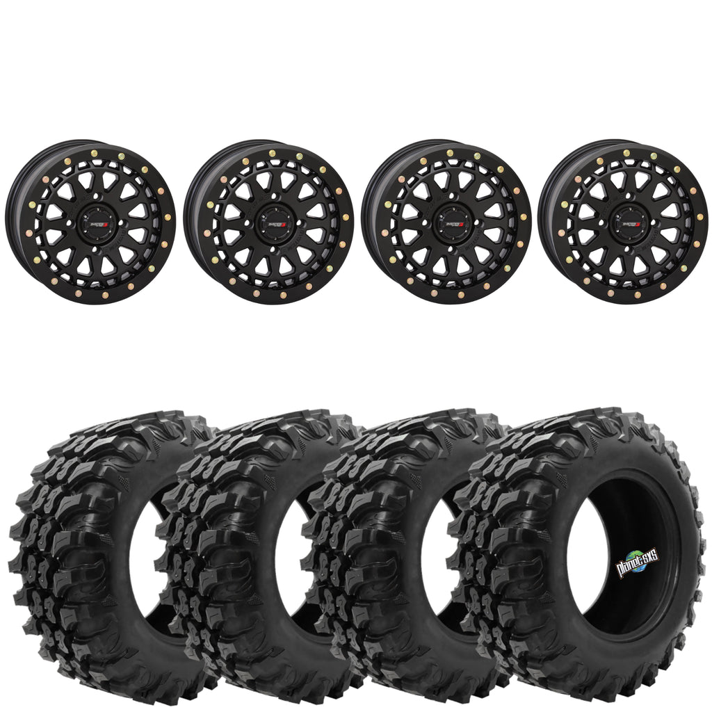 System 3 SB6 matte black beadlock on SuperGrip XT | 4/137