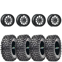 Valor Offroad V18 hyper black beadlock on Maxxis Roxxzilla | 5/4.5