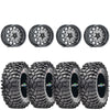 Valor Offroad V17 brushed gunmetal wheel on Maxxis Roxxzilla | 5/4.5