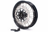 KKE 17 inch Supermoto Wheels Rims for HONDA XR650L 1993-2024 Black Hub Discs