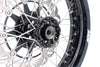 KKE 17 inch Supermoto Wheels Rims for HONDA XR650L 1993-2024 Black Hub Discs