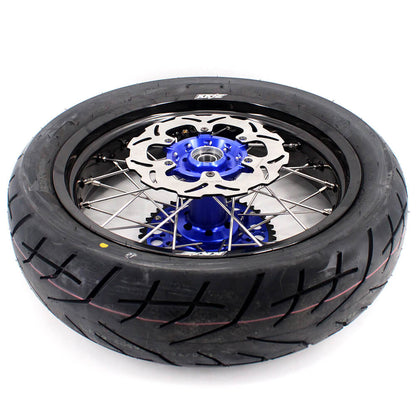 KKE 3.5/4.25*17" Supermoto Street Rims For SUZUKI DRZ400SM 2005-2024 CST Tires
