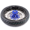 KKE 3.5/4.25*17inch Supermoto Spoked Wheels CST Tires For SUZUKI DRZ400 DRZ400E DRZ400S