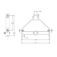 IMPACT IMPLEMENTS™ Three-Point Adapter to Sleeve Hitch