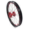 KKE 17 & 14 Kids Wheels Rims For HONDA CRF150R CRF150RB 2007-2025 Red Alloy Nipple