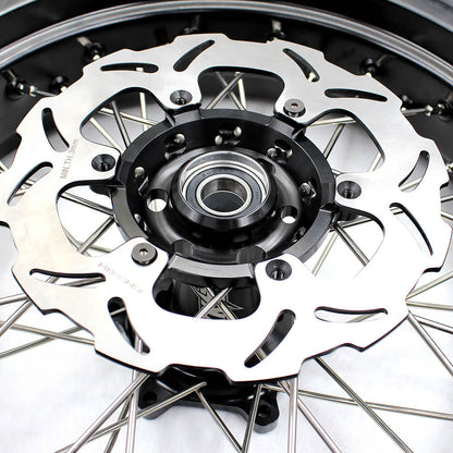 KKE 3.5/4.25*17in. Supmermoto Wheels Set For SUZUKI DRZ400SM 2005-2024 CST Tires