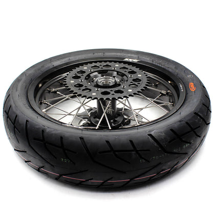 KKE 17inch Supermoto Wheels For SUZUKI DRZ400 DRZ400E DRZ400S CST Tires