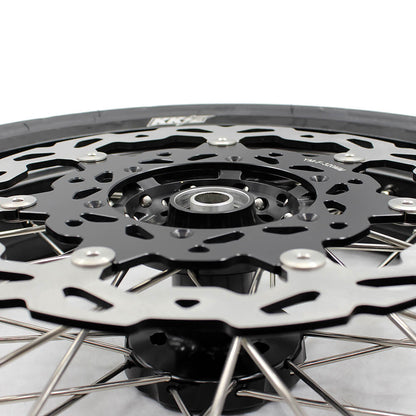KKE 3.5/4.25*17in. Supmermoto Wheels Set For SUZUKI DRZ400SM 2005-2024 CST Tires