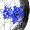 KKE 3.5 & 4.25 Wheels for Yamaha WR250F 2001 WR450F 2003-2018 Blue