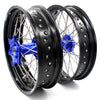KKE 3.5 & 4.25 Wheels for Yamaha WR250F 2001 WR450F 2003-2018 Blue