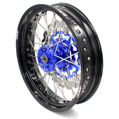 KKE 3.5 & 4.25 Wheels for Yamaha WR250F 2001 WR450F 2003-2018 Blue