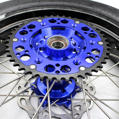 KKE 3.5/4.25*17inch Wheels Tires For 2003-2025 KTM SX SX-F XC EXC EXC-F Husqvarna Husaberg Blue & Black