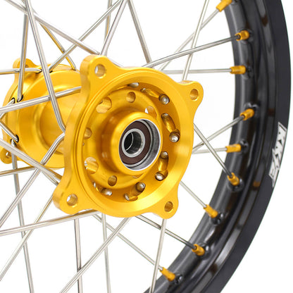 KKE 19 & 16 RM80 RM85 1993-2025 Kids Wheels for Suzuki Gold Nipple