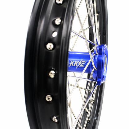 KKE 19 & 16 Kids Wheels fit for Suzuki RM85 RM80 Yamaha YZ80 YZ85 Blue Hub
