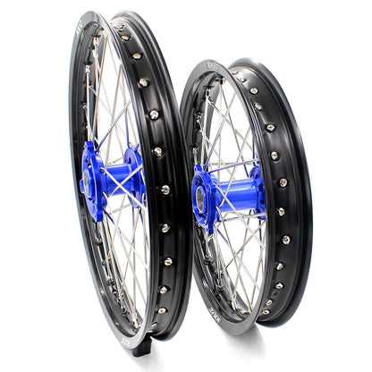 KKE 19 & 16 Kids Wheels fit for Suzuki RM85 RM80 Yamaha YZ80 YZ85 Blue Hub