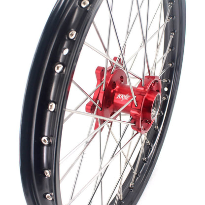 KKE 21" 18" Enduro Spoked Wheels For GAS GAS EC MC EX 125-450CC 2021-2025 Dirtbike Spoked Wheels Set