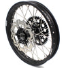 KKE 21/18 Enduro Dirtbike Wheel Rim For SUZUKI DRZ400 DRZ400S DRZ400E Black Hub & Rim