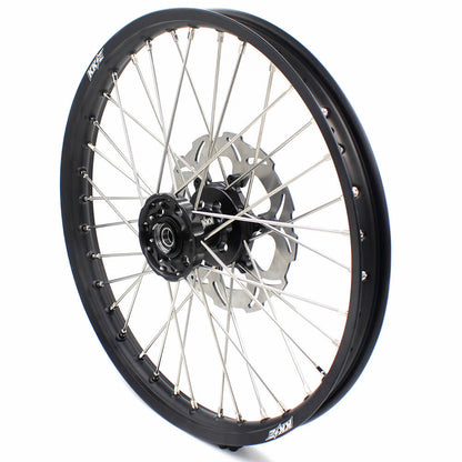 KKE 21/18 Enduro Dirtbike Wheel Rim For SUZUKI DRZ400 DRZ400S DRZ400E Black Hub & Rim