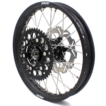 KKE 21/18 Enduro Off Road Wheels Rim Fit For SUZUKI DRZ400SM 2005-2024 Black Hub