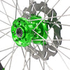 KKE 21 & 19 MX Wheels for Kawasaki KX250F 2019 and 2021 Green Nipple(2020 Excluded)
