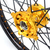 KKE 21 & 19 MX Wheels Rims for SUZUKI RMZ250 2007-2025 RMZ450 2005-2025 Black Spokes