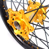 KKE 21 & 19 MX Wheels Rims for SUZUKI RMZ250 2007-2025 RMZ450 2005-2025 Black Spokes