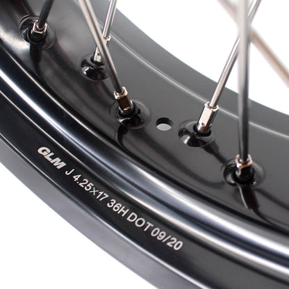 KKE 3.5 & 4.25*17inch Supermoto Wheels Rims for GAS GAS Enduro Bikes 2018-2020