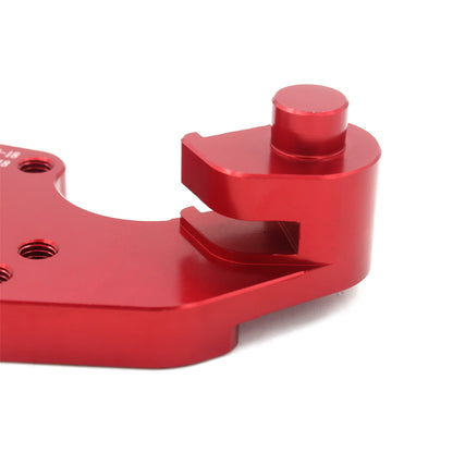 KKE Brake Adapter Compatible with Honda CRF250R 04-21 CRF450R 02-21 Red