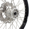 KKE 21" 19" MX Casting Alloy Wheels For HONDA CRF250R CRF450R CR125R CR250R 2002-2013 Silver&Black