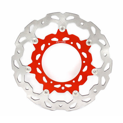 KKE Orange/Blue Oversize 320MM Brake Disc For KTM 125CC-640CC 1998-2022