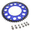 KKE Rear Billet Aluminum 44T/ 50T 51T Blue Sprocket For KTM Husqvarna Husaberg