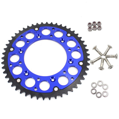 KKE Rear Billet Aluminum 44T/ 50T 51T Blue Sprocket For KTM Husqvarna Husaberg