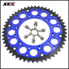 KKE Rear Billet Aluminum 44T/ 50T 51T Blue Sprocket For KTM Husqvarna Husaberg