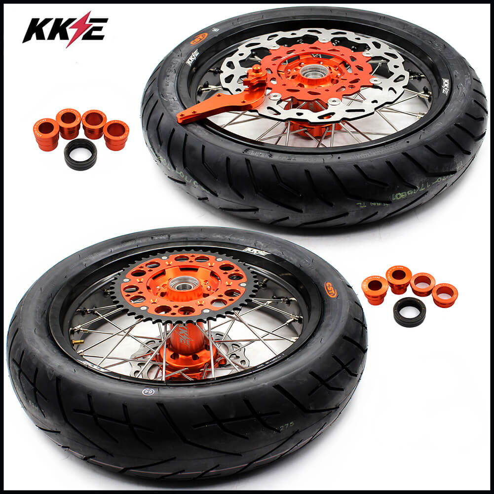KKE 3.5 & 5.0 Supermoto CST Tires for KTM SX SX-F XC XC-F 125-530CC 2003-2025 Orange
