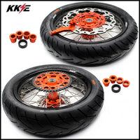 KKE 3.5 & 5.0 Supermoto CST Tires for KTM SX SX-F XC XC-F 125-530CC 2003-2025 Orange