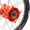 KKE 19in. 16in. Kid's Big Wheels Spoked Rims Fit KTM SX 85 2003-2020 Orange Nipples