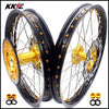 KKE 21 & 18 Enduro Rims for Suzuki RMZ250 2007-2018 RMZ450 2005-2017 Gold Nipple