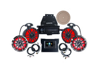 Kawasaki KRX 2020 &amp; Newer Complete Amlified 4 Speaker Kit.