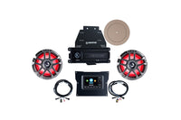 Kawasaki KRX 2020 &amp; Newer Complete Amlified 2 Speaker Kit.