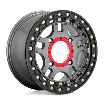 KMC Recon Beadlock 15x7 +38mm System 3 RR600 kit