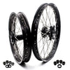 KKE Enduro 1.6*21" & 2.15*18" CNC Hub Electric Dirtbike Alloy Wheels Rims Fit STARK VARG Black Hub