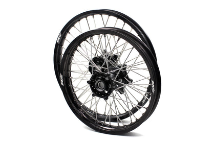 KKE Enduro 1.6*21" & 2.15*18" CNC Hub Electric Dirtbike Alloy Wheels Rims Fit STARK VARG Black Hub