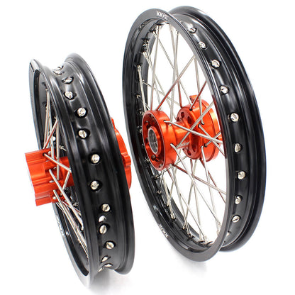KKE 14"*1.4/12"*1.6 Kid's Small Wheels Rims Set Fit KTM SX 65 2002-2024
