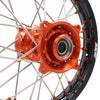 KKE 17"*1.4/14"*1.6 Small Kid's Wheels Rims Set For KTM SX 85 2021-2024 Orange Nipples