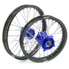 KKE 19/16 Factory Size Kids Big Wheels Rims Fit KTM SX 85 2025 Husqvarna TC 85 Blue