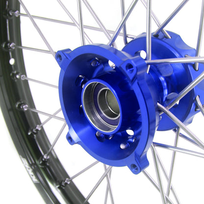 KKE 19/16 Factory Size Kids Big Wheels Rims Fit KTM SX 85 2025 Husqvarna TC 85 Blue
